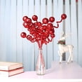 thumbnail image 3 of Set de decoración para árbol de Navidad, bola de lentejuelas rojas ZHANYIGY, 3 of 8
