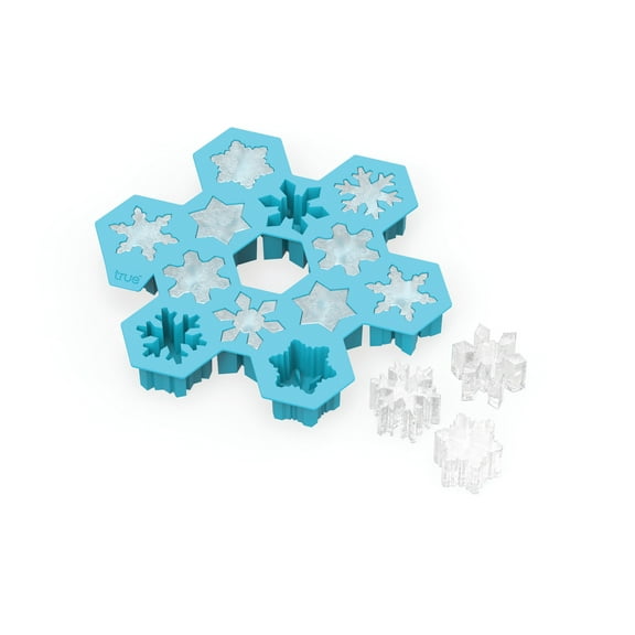 TrueZoo Snowflake Ice Cube Tray, Ice Tray for Cocktails, Iced Tea, Set of 1