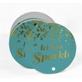 thumbnail image 2 of Inkdotpot Real Gold Foil Let Love Sparkle Wedding Tags Favor Hang Paper Tags 50 Pieces, 2 of 6