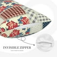 thumbnail image 5 of Daiia Patchwork In Country Style Bedding Waterproof Pillow Protector Zippered Queen – Bed Bug Proof Pillow Encasement-20"x30", 5 of 9