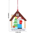 thumbnail image 3 of den Christmas Tree Ornaments, Vintage Style Hanging Wood Pendants Warm Holiday Decor for Home, Mantel, Window Green, 3 of 6