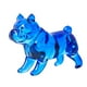 thumbnail image 1 of Estatua de bulldog francés, estatua de animal, arte coleccionable moderno, artesanía, decoración del hogar, perro azul, 1 of 9