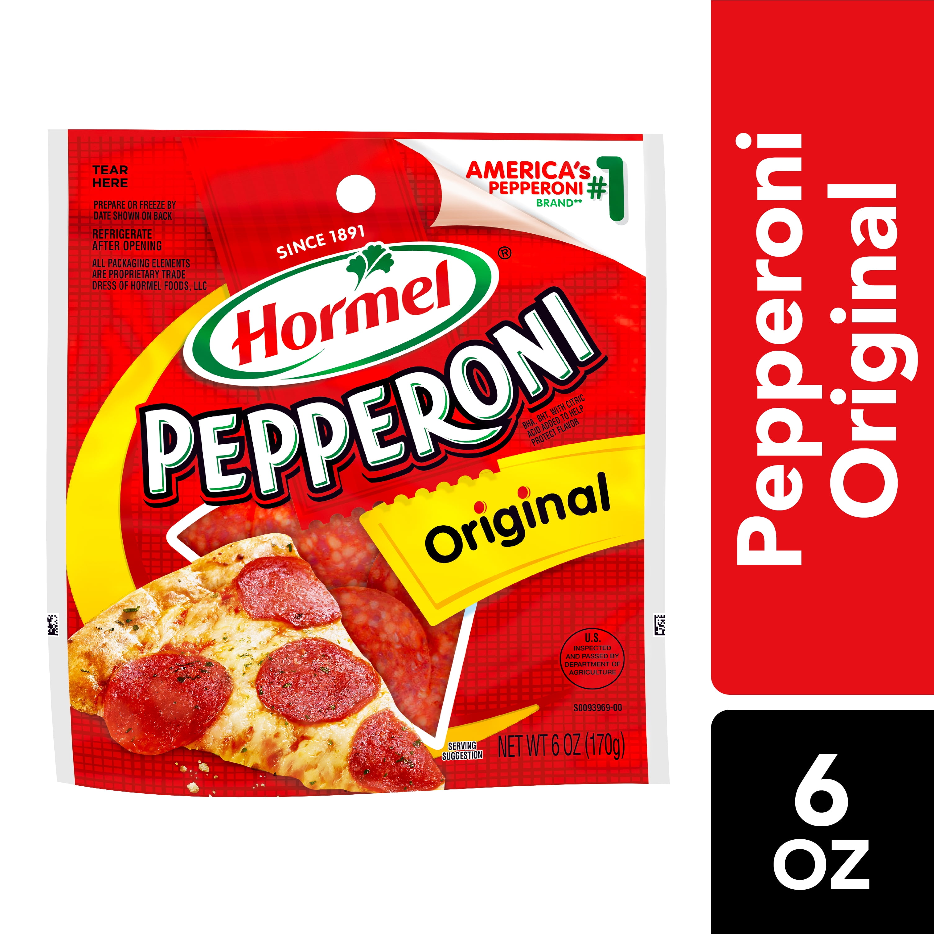 Hormel Pepperoni Original Pillow Pack 6oz