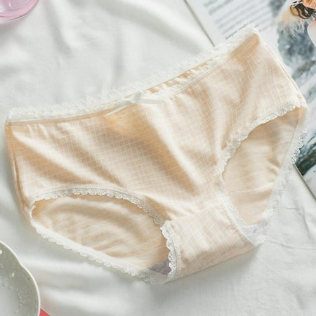 

Big Sale!!Seamless Cute Bow Girls Briefs Women s Cotton Soft Briefs Lace Panties Comfort Lingerie Women
