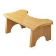 thumbnail image 4 of RUNROTOO Bathroom Stool Wood Color Toilet Foot Stool Practical Design 1 Pcs, 4 of 8