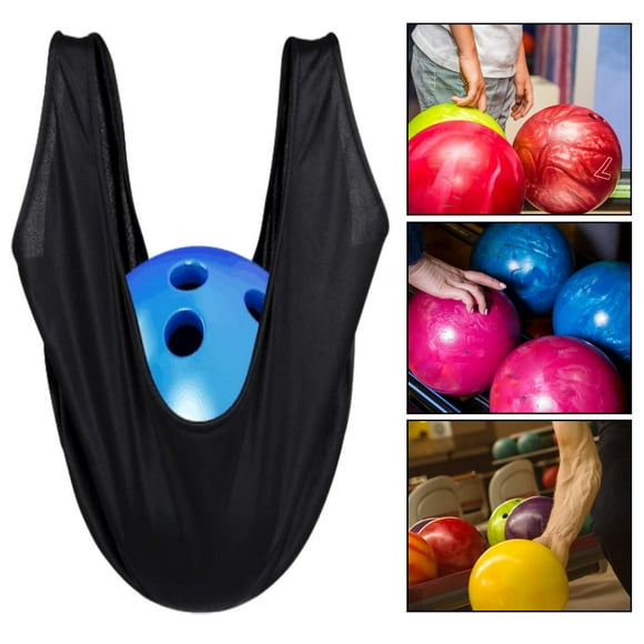LJNYFDC Bowling Ball Maintenance Bag Bowling Ball Polisher Towel Washable Cleaner Holder Pouch Cleaning Cover Bowling Accessories