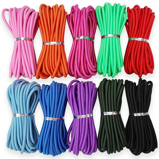 Cuerda Elástica ZHFMLY de 4 mm de Grosor y 45 metros para Costura y Manualidades