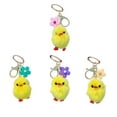 thumbnail image 1 of Lints Metal Animal Shape Keychain Portable Cute Hanging Electroplate Women Children Pencil Case Pendant Key Holder Gift Green Flower, 1 of 8