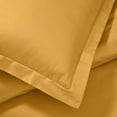 thumbnail image 6 of Superior Egyptian Cotton 1200 TC Solid Dijon Duvet Set, Full/Queen, 6 of 9