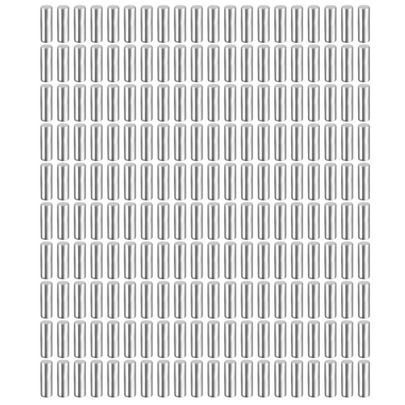 200Pack 1.5 x 4 mm Dowel Pins, 304 Stainless Steel Shelf Support Peg Pin, Silver