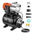 thumbnail image 1 of VEVOR 1HP Shallow Well Pump with Pressure Tank 1000GPH Irrigation Booster Pump, 1 of 9