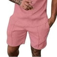 thumbnail image 2 of TopLLC Mens Shorts, Men pants Men's Cotton Elastic Drawstring Color Sports Pocket Shorts, 2 of 6