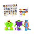 thumbnail image 2 of Odowalker Alfabeto Robot Figuras de acción 26 Piezas 2" Letras Alfa Bots Educativo Abc Preescolar Aprendizaje Tallo Montessori Enseñanza en el Aula, 2 of 5