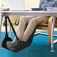 thumbnail image 3 of Shoreew Airplane Foot Hammock Length Adjustable Wide Platform Base Foot Rest Portable Office Under-Desk Feet Relaxing Hammock Travel Essentials, 3 of 7