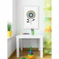 thumbnail image 2 of Marmont Hill "Circle Flower" by Katarina Snygg Framed Painting Print, 2 of 2