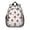 Pug and Circles, variant on Saint Bernard and Roses Backpack for School, Cute School Bag with Adjustable Shoulder Straps and Padded Back, 15"x11.42"x5.5"