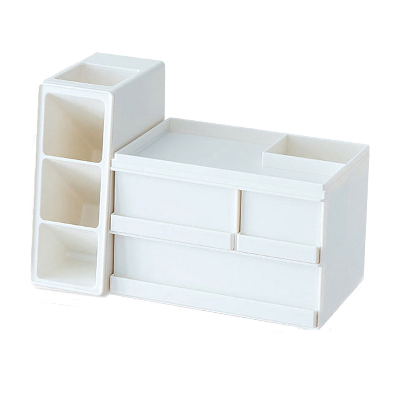 Viflosae Stackable Storage Bins Stackable Storage Bins Storage Box Large Capacity Marker Pen Storage Obliques Insertion Pen Bucket Stationery Cosmetics Office Supplies Storage Rack