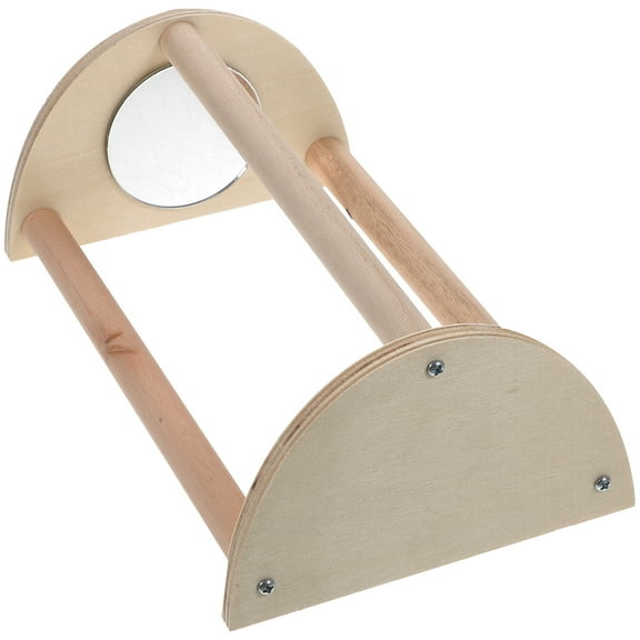 Wooden Baby Chicken Roosting Perch Stand, Chick Roost Bar for Coop and Brooder, Poultry Resting Rack