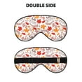 thumbnail image 2 of Uemuo Hello Autumn Maple Leaf Pattern Sleep Eye Mask - Light Blocking Sleep Mask Blocking Out Light Perfectly, Soft and Comfortable Night Eye Mask, Eye Blinder, 2 of 7