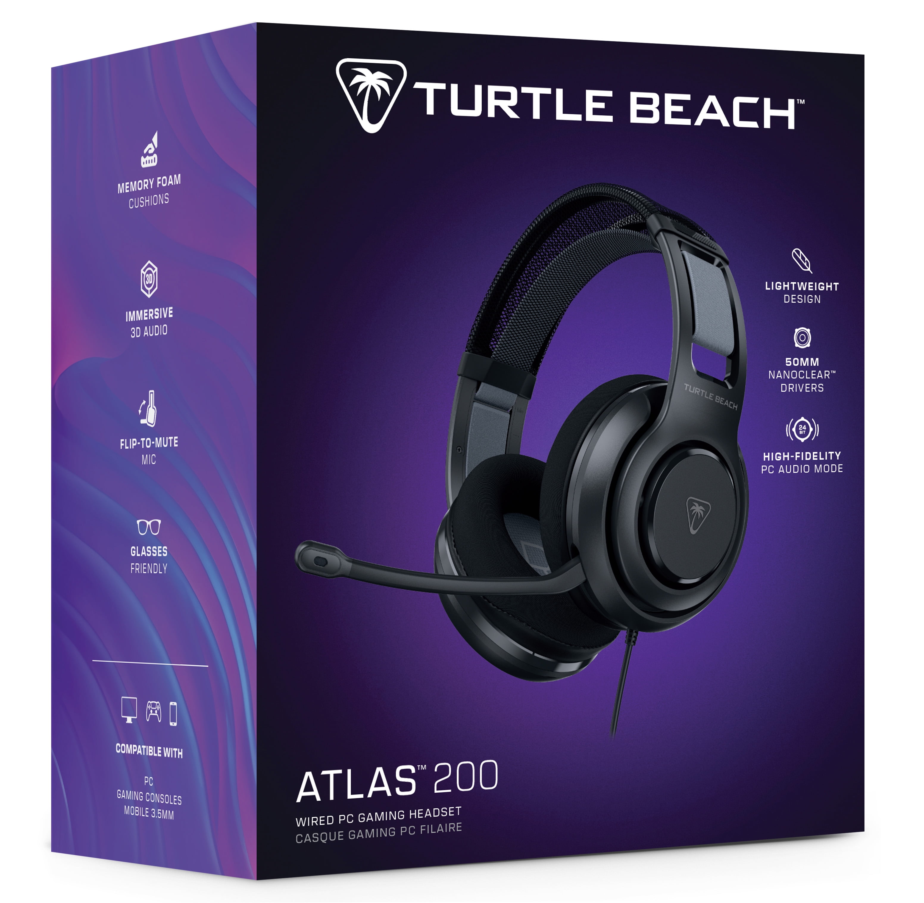 Turtle Beach® Atlas 200 Wired PC Gaming Headset