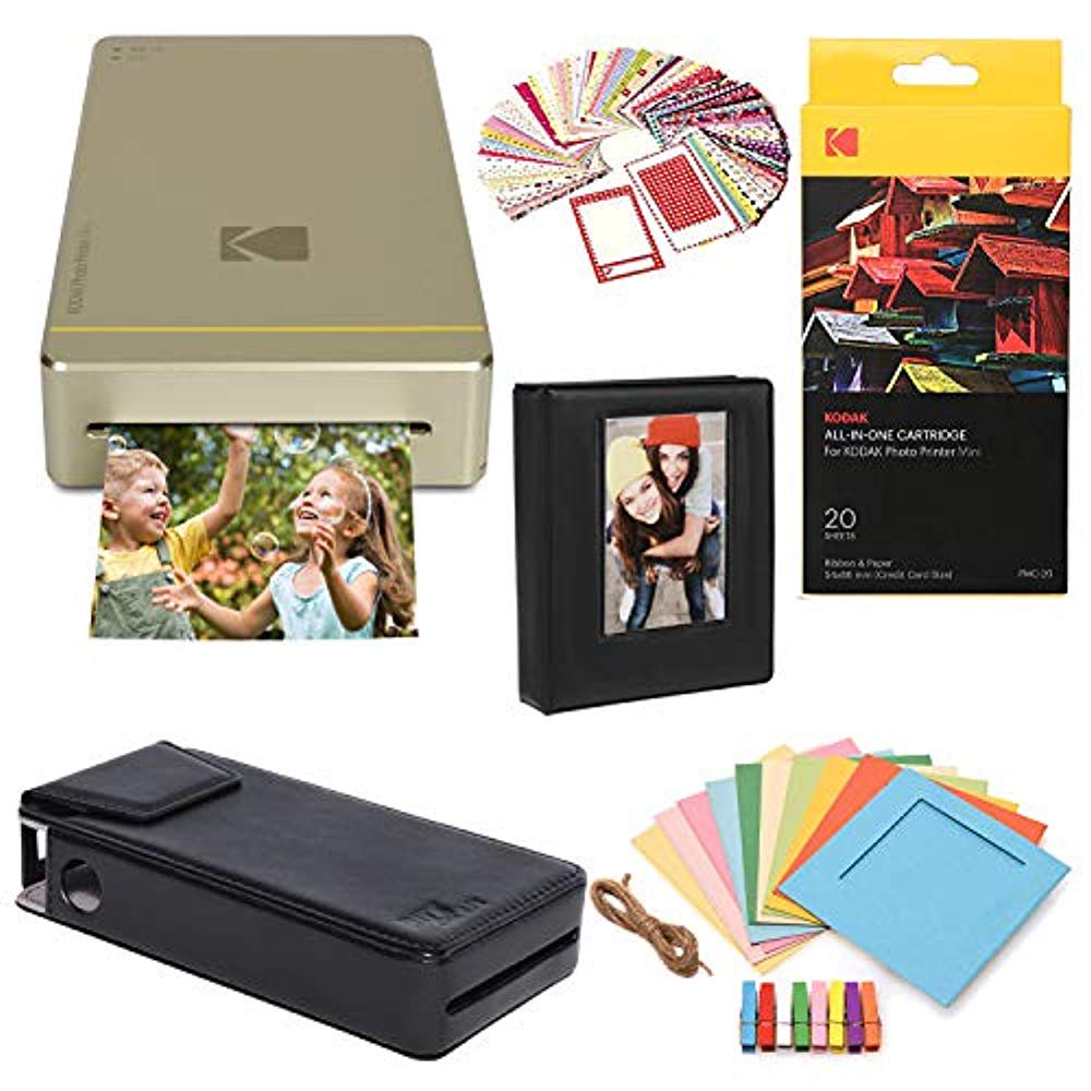 KODAK Mini Portable Mobile Instant Photo Printer WiFi & NFC Compatible Prints 2.1 x 3.4