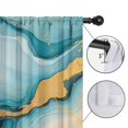 thumbnail image 4 of Blackout Kids Curtains,Blue Gold Marble Pattern Childrens Insulated Curtains Set Of 2,Bedroom Essentials,Toddler Room Decor 42"x63", 4 of 5