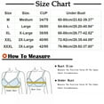 thumbnail image 2 of Wycnly Bras for Women,Womens Wireless Bras,Womens Bralettes Comfort Lightly Lined Wirefree Seamless Lace Bras Ladies Elder Plus Size Open Closure Push up Bra Underwear, 2 of 2