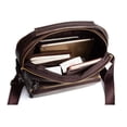 thumbnail image 3 of Sac à Bandoulière pour Homme Vintage Grande Capacité Sac à Main Bandoulière Sac Cartable, 3 of 10