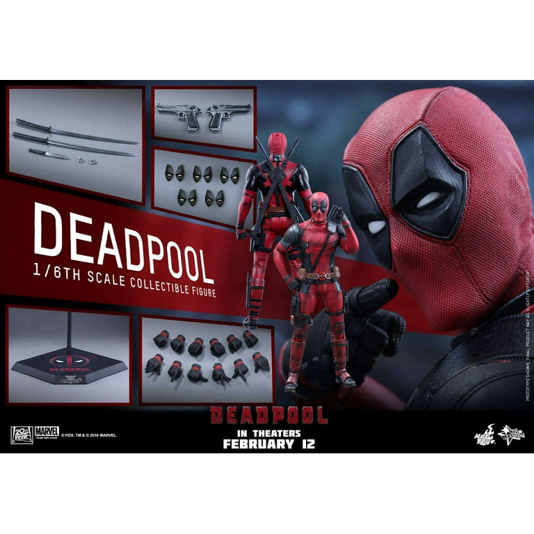 Hot Toys Marvel Collectible Deadpool Vinyl Figure - Walmart.com Hot Toys Marvel Collectible Deadpool Vinyl Figure - Walmart.com