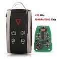 thumbnail image 2 of 5 Buttons 433MHz FSK ID46 Remote Key for Jaguar XF/XK/XKR 2007-2012 KR55WK49244, 2 of 5