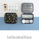 thumbnail image 5 of Bolsas de maquillaje de viaje Estuche organizador de cosméticos Bolsa de almacenamiento portátil Cosméticos Maquillaje Cepillos Neceser Accesorios / A-Black Lemon Adepaton WRMH-304, 5 of 8