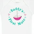 thumbnail image 4 of Inktastic Daddys First Mate (girl) Girls Baby Bodysuit, 4 of 5