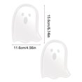 thumbnail image 3 of 2 Pcs Halloween Serving Trays, Ghost Shaped Reusable Plastic Platter for Candy, Fruit, Snacks, Dessert and More, 3 of 6