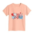 thumbnail image 4 of WUANDIXFA Girls Tunic Tops Kids 250 Anniversary America Flag Shirt for Boys Girls USA 250th Years Birthday 1776 July 4th T-Shirt Light Pink,7-8 Years, 4 of 4