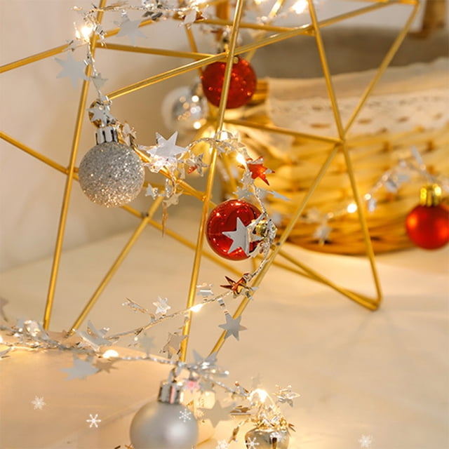 Tranfacy Christmas Ornaments,Christmas Tree Ornaments,Christmas Decorations LED Lights String Decorations Shop Window Hanging Decorations Christmas Tree Decorations Creativeness Gifts