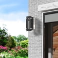 thumbnail image 4 of 21771-04-Livex Lighting-Utrecht - 10 One Light Outdoor Wall Lantern Black/Brushed Nickel Finish, 4 of 12
