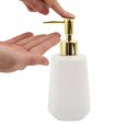 thumbnail image 3 of Unique Bargains Simple Cone Shape Soap Pump Dispenser for Bathroom 300ml 1 Pc White, 3 of 6