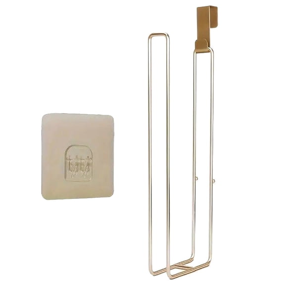 Toilet Paper Holder, Over the Tank Toilet Paper Holder, Toilet Paper Roll Holder, Bathroom Toilet Paper Storage, Self-Adhesive Wall Mount Toilet Paper Roll Holder, 1 Pcs, 12.6 Inches