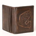 thumbnail image 3 of AMERICAN TANNER Genuine Leather Hand Burnished Bifold Wallet For Men Women H4.25 X W3 X D0.5, 3 of 6