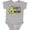 AC-Heather Grey, variant on Daddy's Little Avocado with Cute Baby Avocado Boys or Girls Baby Bodysuit