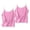 Pink, variant on Helii Women's 2 Pack Cotton Linen Spaghetti Strap Tank Tops Loose Fit Sleeveless Camisole Summer Casual Solid Color Lightweight Flowy Tops for Layering Beach Vacation Outfits Breathable