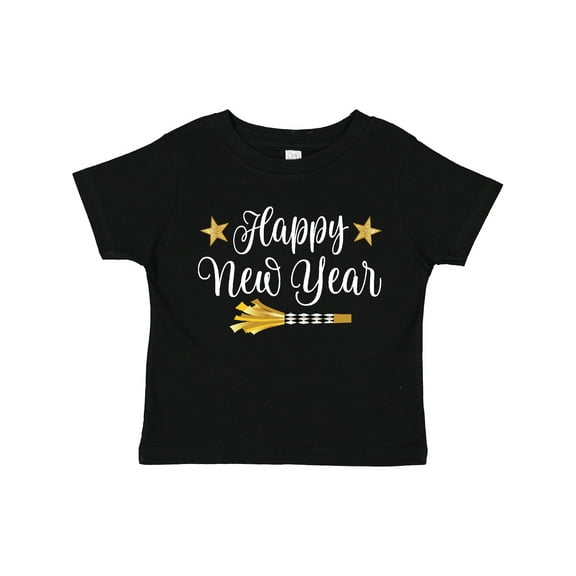 Inktastic Happy New Year Holiday Party Boys or Girls Toddler T-Shirt