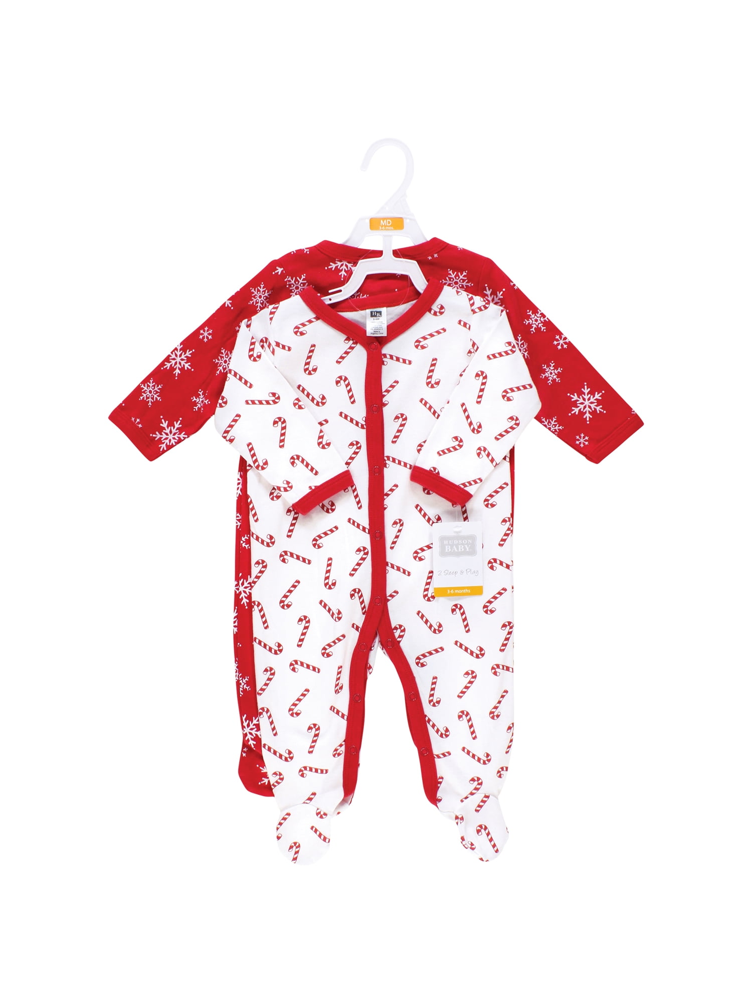 Hudson Baby Sleep and Play, 2-Pack, Newborn- 9 Months