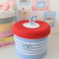 thumbnail image 3 of Woven Storage Basket Living Room Desktop Sundries Storage Basket C, 3 of 5