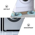 thumbnail image 5 of 4pcs Reinforcement Foot Anti Skid Mats for Washing Machine with Anti Shock Pads, 5 of 6