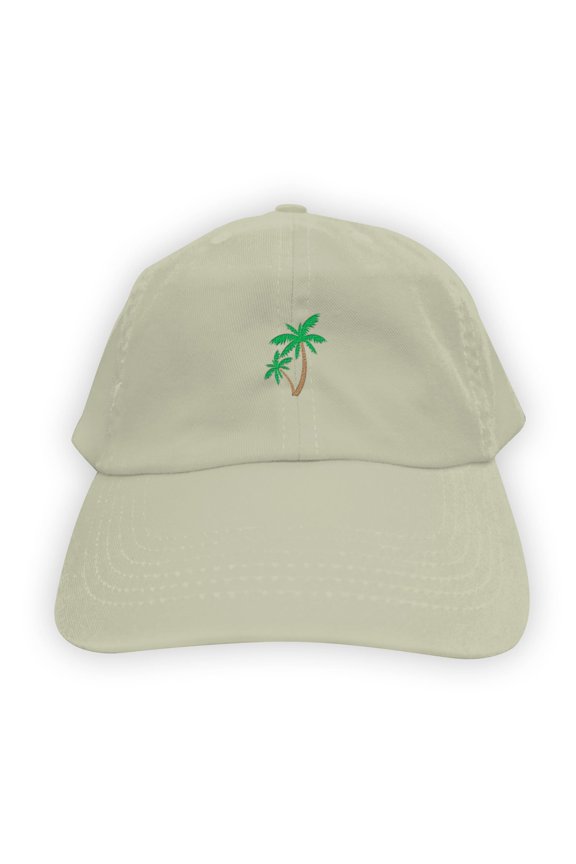 - Palm Tree Dad Hat Black