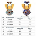 thumbnail image 2 of Douhoow Infant Girl Sleeveless Ruffle Sunflower Romper Headband Baby Summer Clothes, 2 of 7