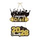 thumbnail image 2 of CaiYueKe 2026 Graduation Decorations Gold Congrats Grad Banner Porch Sign Welcome Wreath Graduation Decorations for Party Decorations Hanging Door Decor, 2 of 7