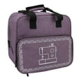 thumbnail image 3 of Sewing Machine Case, Handheld Portable Sewing Machine Bag Multiple Pockets Design Fine Workmanship  For Home For Travel Purple,Gray, 3 of 8
