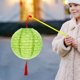 thumbnail image 3 of Chinese Paper Lanterns With LED Lights Hollow Out Hanging Asia Japanese Paper Lamps With Tassel And Walking Stick, 3 of 5